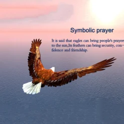 TECHING American Bald Eagle Model Kit - Haliaeetus Leucocephalus with Flying and Flapping Wings