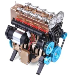 Teching Engine Kit 4 Cylinder Car Engine Assembly Kit Gift Collection DM13-B
