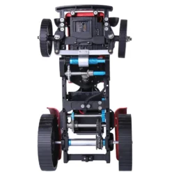Teching Mini APP RC Tractor Metal Romote Control Model Tractor in Red DIY Assembly Kit Educational Toy Gifts Collection - Enginediy