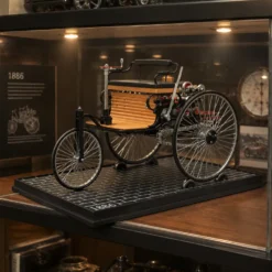 TECHING World's 1st Automobile that Works - Build Your Own Retro Car - Full Metal Three-Wheel Model Kit 430+Pcs