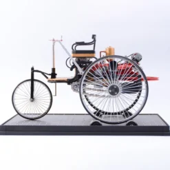 TECHING World's 1st Automobile that Works - Build Your Own Retro Car - Full Metal Three-Wheel Model Kit 430+Pcs