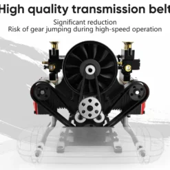 TOYAN Engine FS-B400 14cc Flat-four Engine Horizontal Opposed 4 Cylinder 4 Stroke Nitro H4 Engine Model Kit