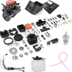 TOYAN Engine 4 Stroke RC Engine Model Kit - Build Your Own Engine - Model Engine that Works