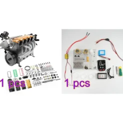 TOYAN FS-L400BGC 14CC Inline 4 Cylinder 4 Stroke OHC L4 Water-cooled Gasoline Engine Model for RC Model Car Ship Airplane