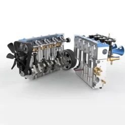 TOYAN FS-L400 14cc Inline 4 Cylinder 4 Stroke Water-cooled Nitro Engine Model for 1:8 1:10 RC Car Ship Airplane - KIT Version