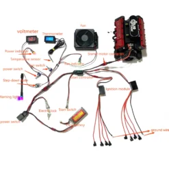 TOYAN FS-V800 V8 Engine With Starter Kit, Stand and Accessories