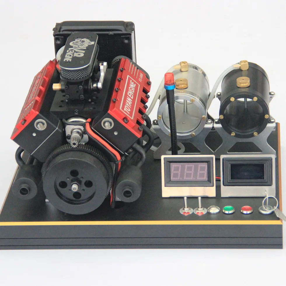 TOYAN FS-V800 V8 Engine With Starter Kit, Stand and Accessories