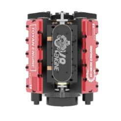 TOYAN & HOWIN V8 Engine FS-V800G 1/10 28cc Gasoline Engine with Starter Kit - Build Your Own V8 Engine - V8 Engine Model Kit That Works