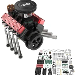 TOYAN V8 Engine FS-V800WGPC 28cc OHV Gasoline Engine - Build Your Own V8 Engine - V8 Engine Model Kit That Works