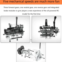 TOYAN X-POWER Sand Cruiser 1:8 RC Off-road 4WD Car Vehicle Crawler Kit