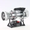 T700 Turboshaft Engine Model Kit that Works - Build Your Own Turboshaft Engine - TECHING 1/4 Metal Simulation Electric Military Helicopter Turboshaft Engine Model DM136