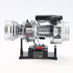 T700 Turboshaft Engine Model Kit that Works - Build Your Own Turboshaft Engine - TECHING 1/4 Metal Simulation Electric Military Helicopter Turboshaft Engine Model DM136