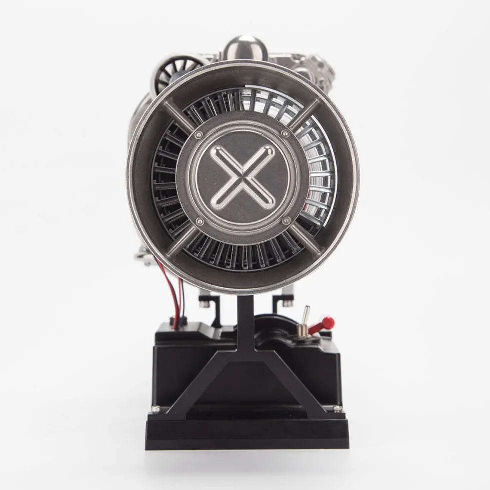 T700 Turboshaft Engine Model Kit that Works - Build Your Own Turboshaft Engine - TECHING 1/4 Metal Simulation Electric Military Helicopter Turboshaft Engine Model DM136