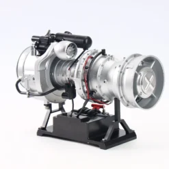T700 Turboshaft Engine Model Kit that Works - Build Your Own Turboshaft Engine - TECHING 1/4 Metal Simulation Electric Military Helicopter Turboshaft Engine Model DM136