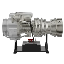 T700 Turboshaft Engine Model Kit that Works - Build Your Own Turboshaft Engine - TECHING 1/4 Metal Simulation Electric Military Helicopter Turboshaft Engine Model DM136
