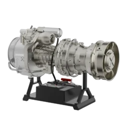 T700 Turboshaft Engine Model Kit that Works - Build Your Own Turboshaft Engine - TECHING 1/4 Metal Simulation Electric Military Helicopter Turboshaft Engine Model DM136