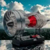 Turbofan Engine Model Kit that Works - Build Your Own Turbofan Engine - TECHING 1/12 Full Metal Dual-Spool Turbofan Engine Model Kit 300+PCS