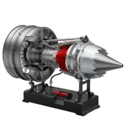 Turbofan Engine Model Kit that Works - Build Your Own Turbofan Engine - TECHING 1/12 Full Metal Dual-Spool Turbofan Engine Model Kit 300+PCS