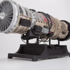 Turbofan Engine Model Kit that Works - Build Your Own Turbofan Engine - TECHING 1/10 Full Metal Electric Turbojet Engine Small Bypass Ratio Twin Rotor Aircraft Model DM135 600+Pcs