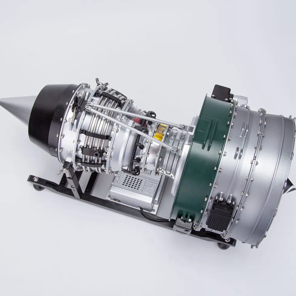 Turbofan Engine Model Kit that Works - Build Your Own Turbofan Engine - TECHING 1/10 Full Metal Dual-Spool Turbofan Engine Aircraft Jet Engine Model 1000+Pcs