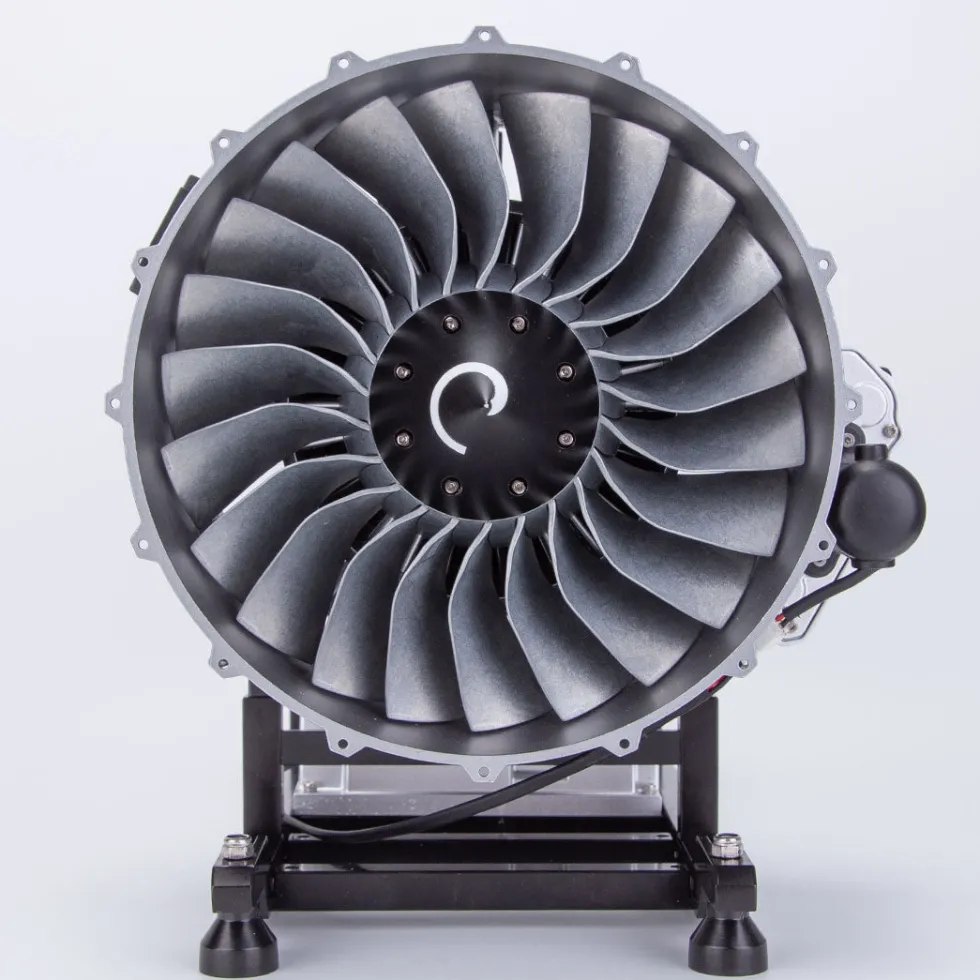 Turbofan Engine Model Kit that Works - Build Your Own Turbofan Engine - TECHING 1/10 Full Metal Dual-Spool Turbofan Engine Aircraft Jet Engine Model 1000+Pcs