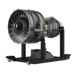 Turbofan Engine Model Kit that Works - Build Your Own Turbofan Engine - TECHING 1/10 Full Metal Dual-Spool Turbofan Engine Aircraft Jet Engine Model 1000+Pcs