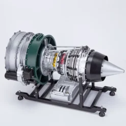 Turbofan Engine Model Kit that Works - Build Your Own Turbofan Engine - TECHING 1/10 Full Metal Dual-Spool Turbofan Engine Aircraft Jet Engine Model 1000+Pcs