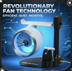 Turbo Jet Engine Desktop Fan High-Speed Cooling with Futuristic Design