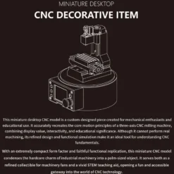Ultra Mini Desktop CNC Machine Model with G-Code Control