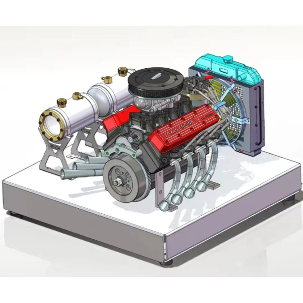 Upgraded Stand for TOYAN V8 FS-V800WGPC Engine Model