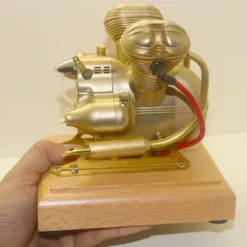 V35 3.2cc Mini OHV Horizontal V-Twin Four-stroke Gasoline Engine Internal Combustion Engine Motorcycle Engine Model
