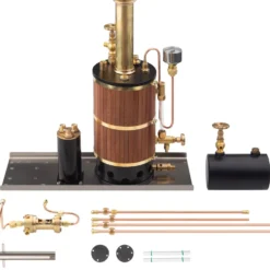 Vertical Boiler Steam Boiler Model for Steam Ship Engine Model - 230ml