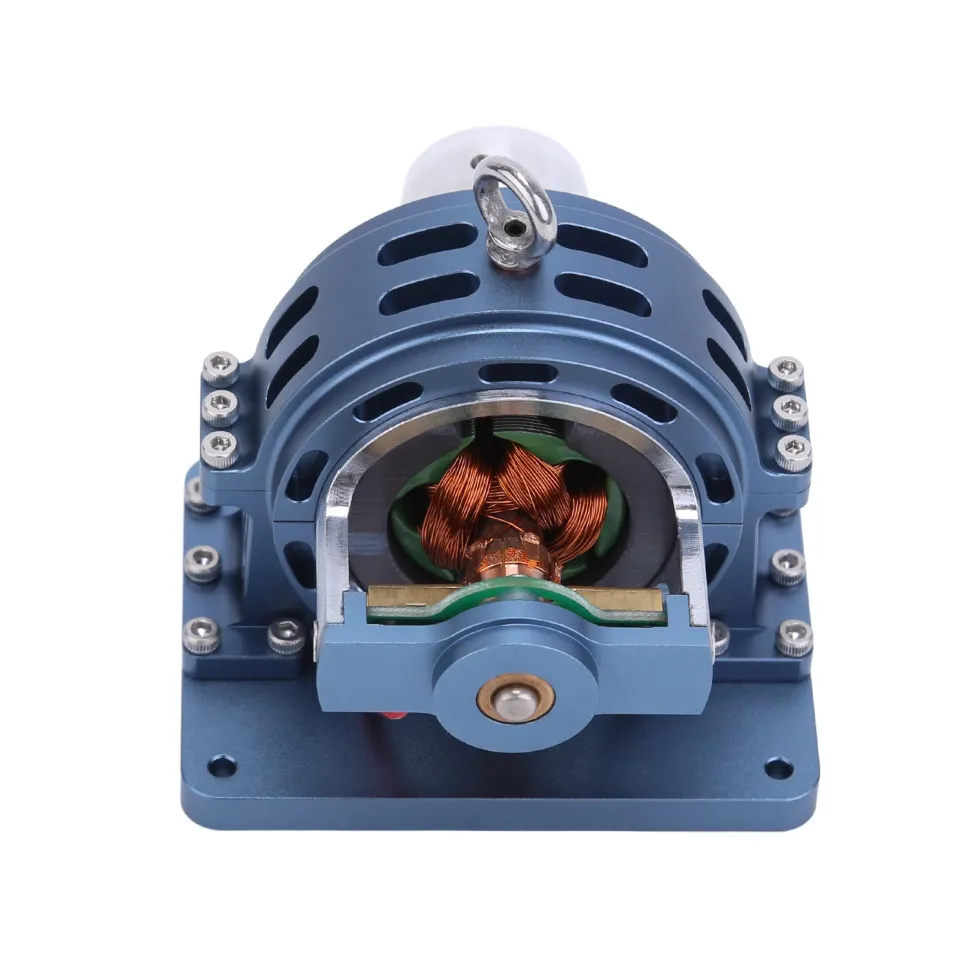 12V Mini High Magnetic DC Generator Model for HOWIN/ENJOMOR/RETROL/SEMTO Engine Models DIY Modification (Blue)