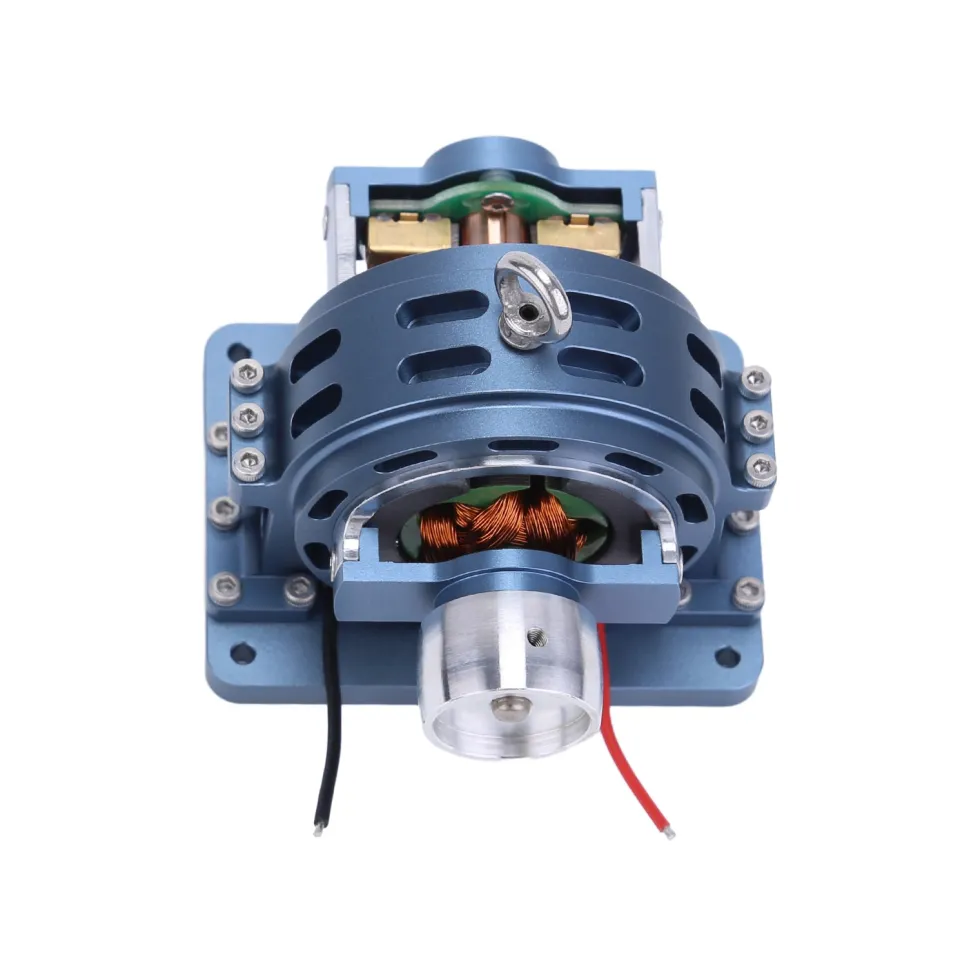 12V Mini High Magnetic DC Generator Model for HOWIN/ENJOMOR/RETROL/SEMTO Engine Models DIY Modification (Blue)