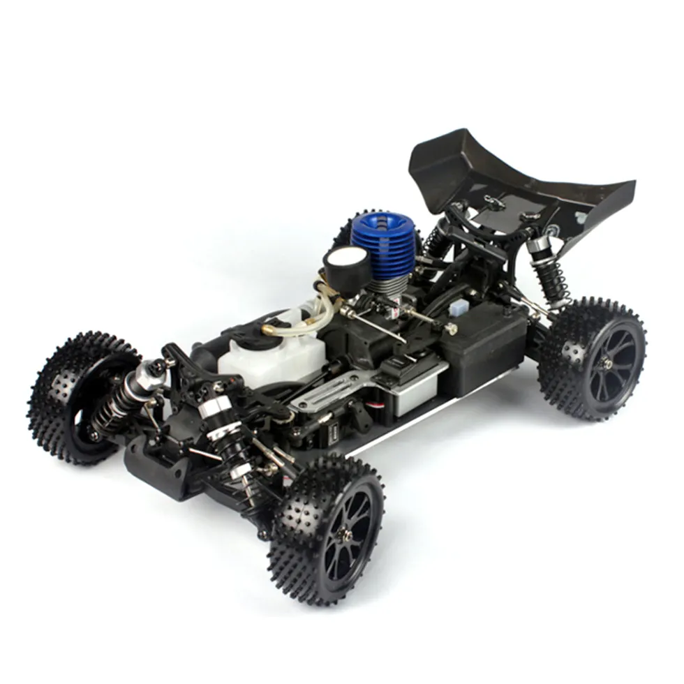 VRX RH1006 RC Car 1/10 2.4G 4WD 75km/h High Speed Force 18 Gas Engine RTR Truck - Blue