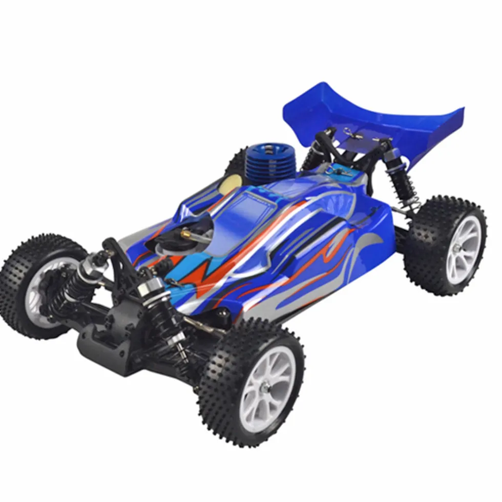 VRX RH1006 RC Car 1/10 2.4G 4WD 75km/h High Speed Force 18 Gas Engine RTR Truck - Blue