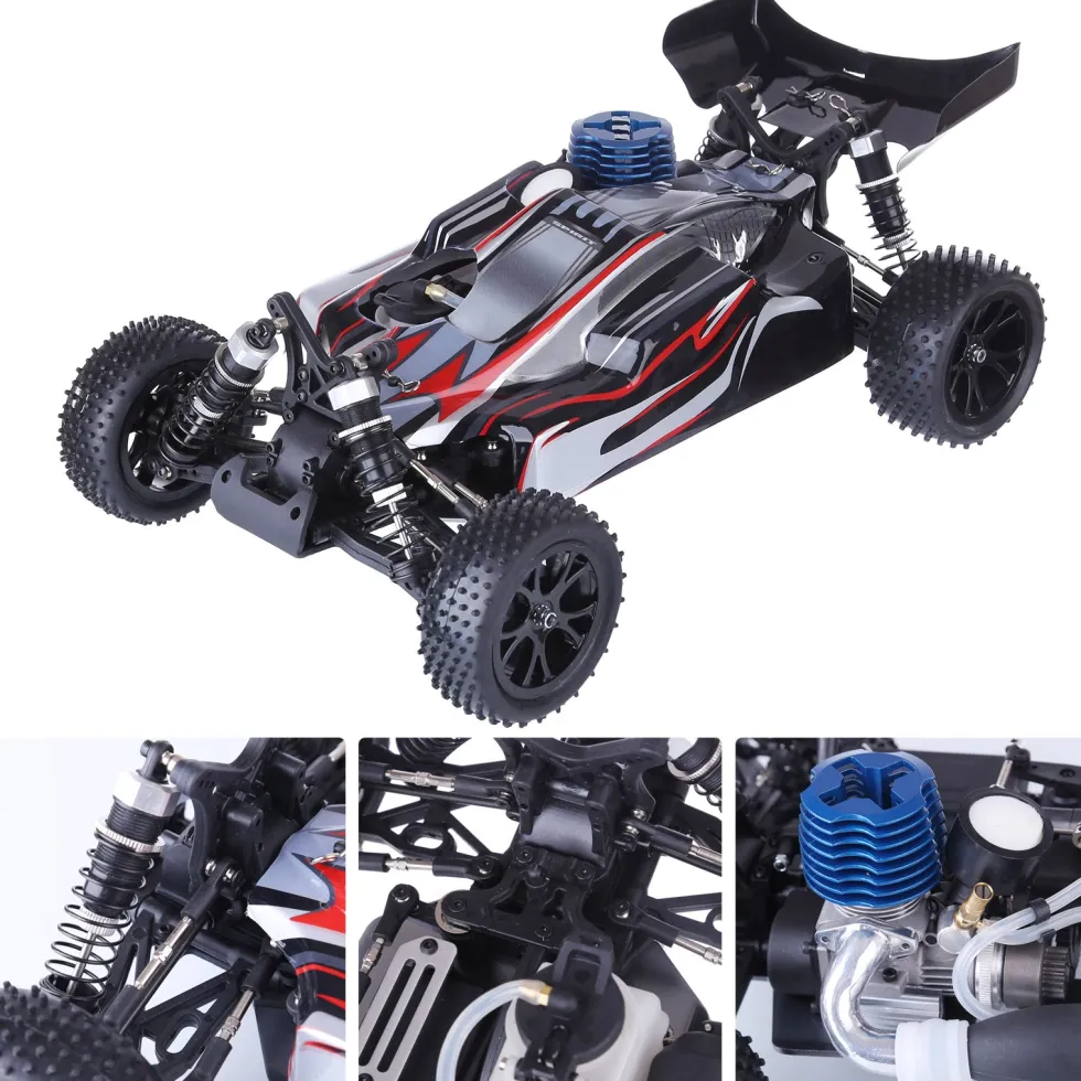 VRX RH1006 RC Car 1/10 2.4G 4WD 75km/h High Speed Force 18 Nitro Methanol Engine RTR Truck