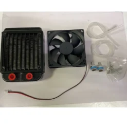 Water Cooled Radiator Cooling Fan Kit for In-line 4-Stroke Gasoline Engine