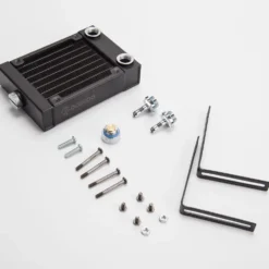 Water-Cooling Radiator Tank Water Outlet Assembly + Bracket Kit for CISON Engine Models