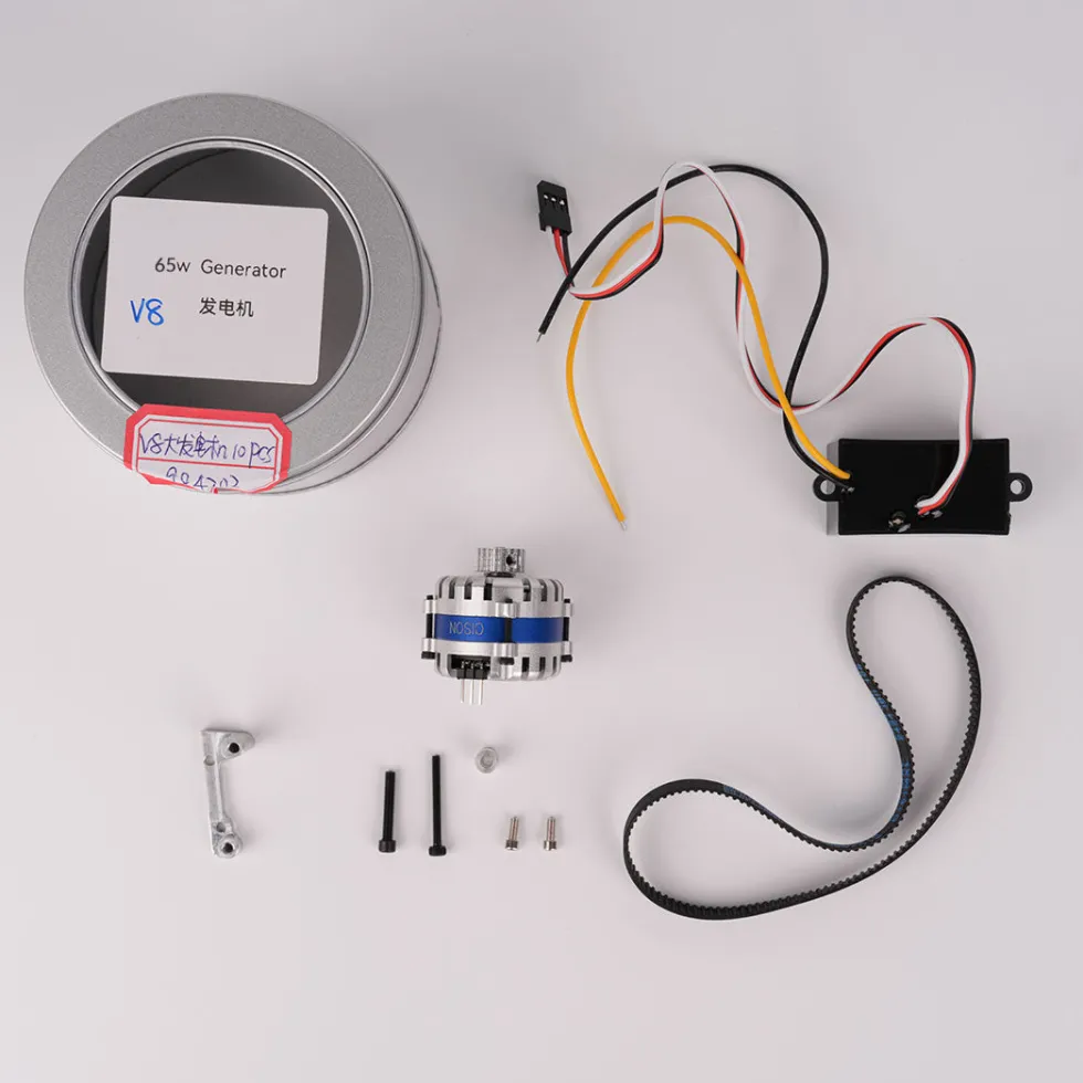 65W High-Power Micro Generator Alternator Kit for CISON LS-52 V8 Engine