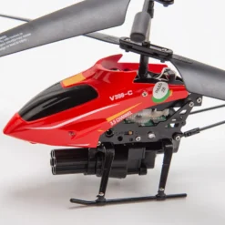 WL V398-C Missile Aircraft 2.4G 4CH Dual-Blade RC Helicopter With Adjustable Left/Right Hand Throttle