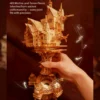 Wooden DIY Sky Sanctuary Castle 3D Model Kit - Desk Decor & Gift