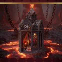 Wooden Tower of the Dragon’s Rest Gothic Steampunk Castle 3D Model Kit