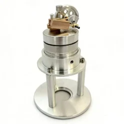 Working Vertical Single Cylinder Steam Engine Model for Collection and Education