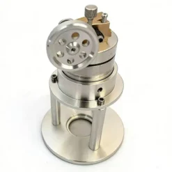 Working Vertical Single Cylinder Steam Engine Model for Collection and Education