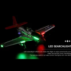 XK A280 P-51 3D/6G 2.4G 4CH Brushless Scale RC Airplane Model, 560mm Wingspan EPP Fixed Wing Aircraft with Quick Release