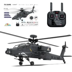 YU XIANG Apache GPS Helicopter F11-S AH64 1/32 Scale 2.4G 6CH RC Dual-Axis Co-Drive Flybarless 6G/3D Stunt