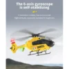 YU XIANG F06 RC Helicopter 1/36 Scale EC-135 2.4G 6-Channel Direct-Drive Brushless 3D Aerobatic Aircraft Model