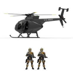 YU XIANG F119S MD500 1/16 Scale 250-Class RC Little Bird Helicopter – Flybarless 2.4G 9CH RTF Model with 6G/3D Flight Modes
