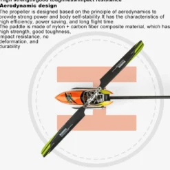 YUXIANG F180V2 2.4G 6CH Direct Drive RC Helicopter Model